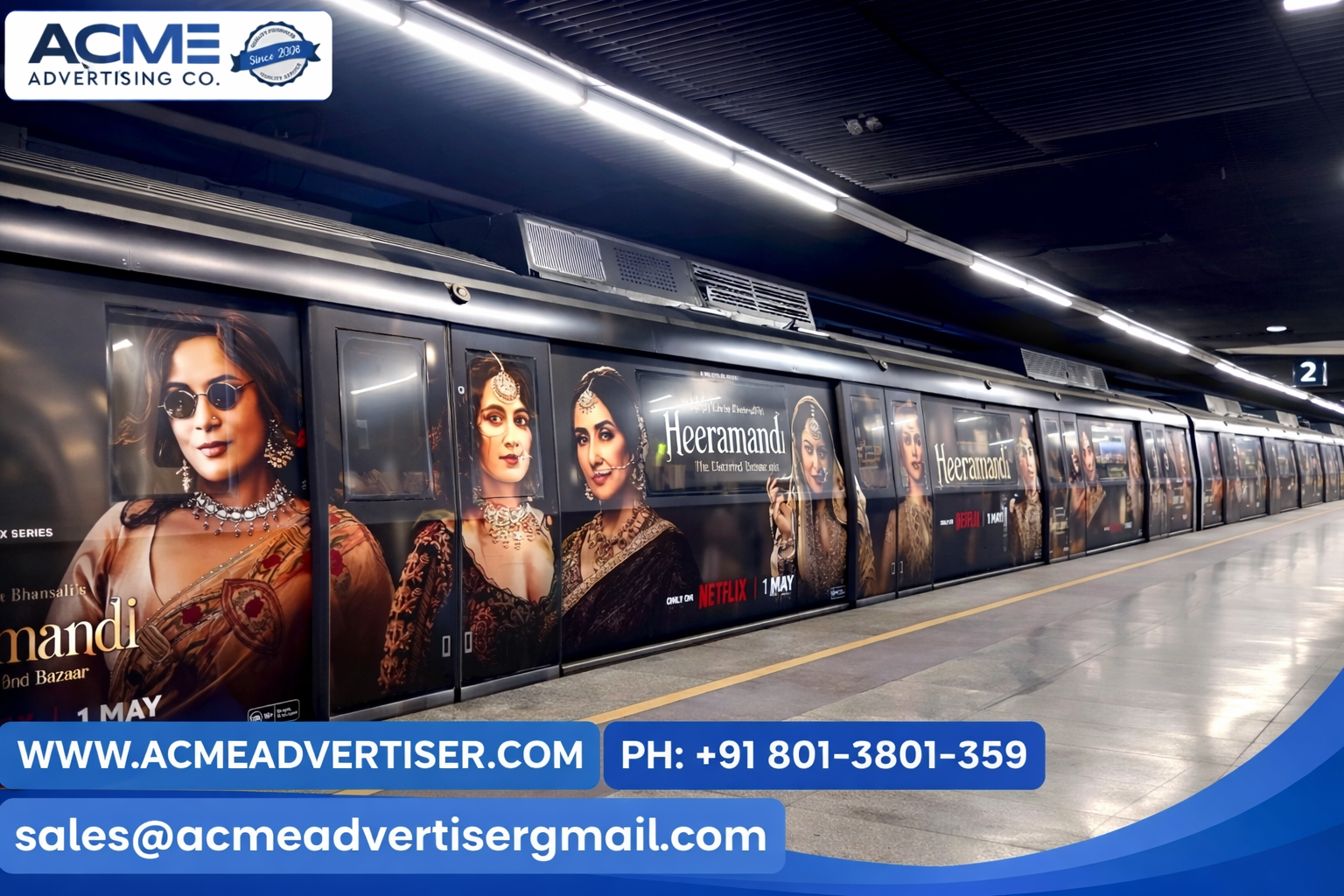 Metro Train Advertising In T. Nagar, Chennai,Tamil Nadu - 