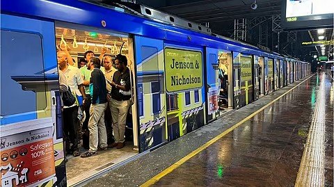 Metro Train Wrap Advertising in Chennai Metro - 