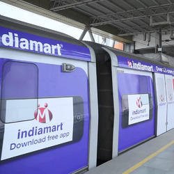 Metro Train Advertising in Vadapalani Station, Chennai - 