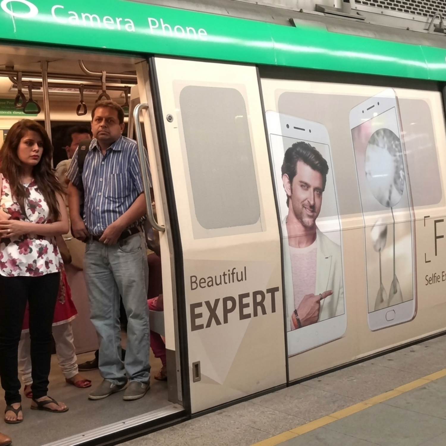 Metro Advertising Company in Hoodi Metro Station - 