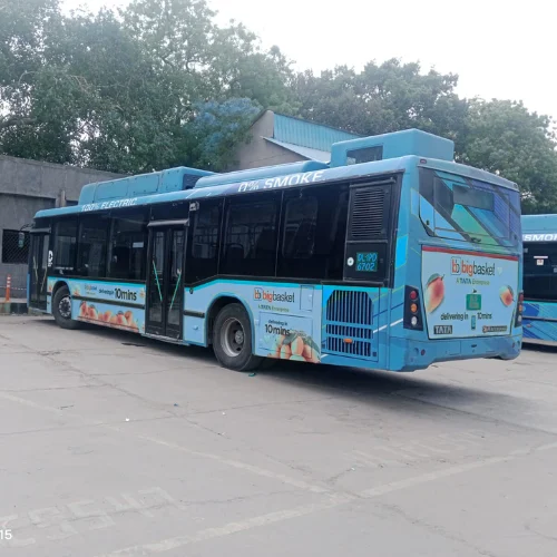 bus advertising in Delhi transforms daily city movement into a marketing advantage. with Acme Advertising Co. 