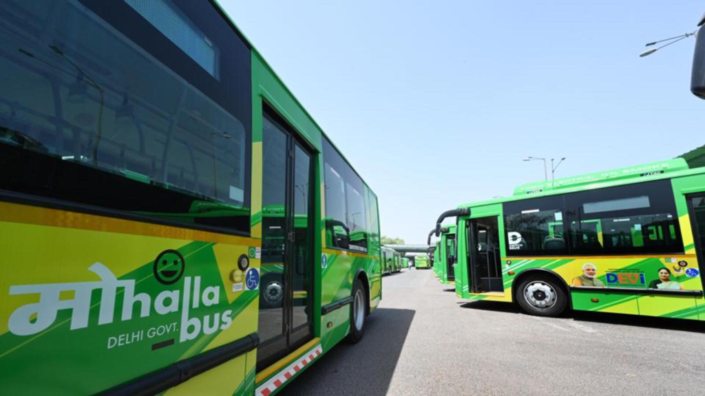 A bus advertisement travels through multiple zones of the city during the day. Instead of waiting for audiences to come to the message, the message moves toward the audience. with Acme Advertising Co.