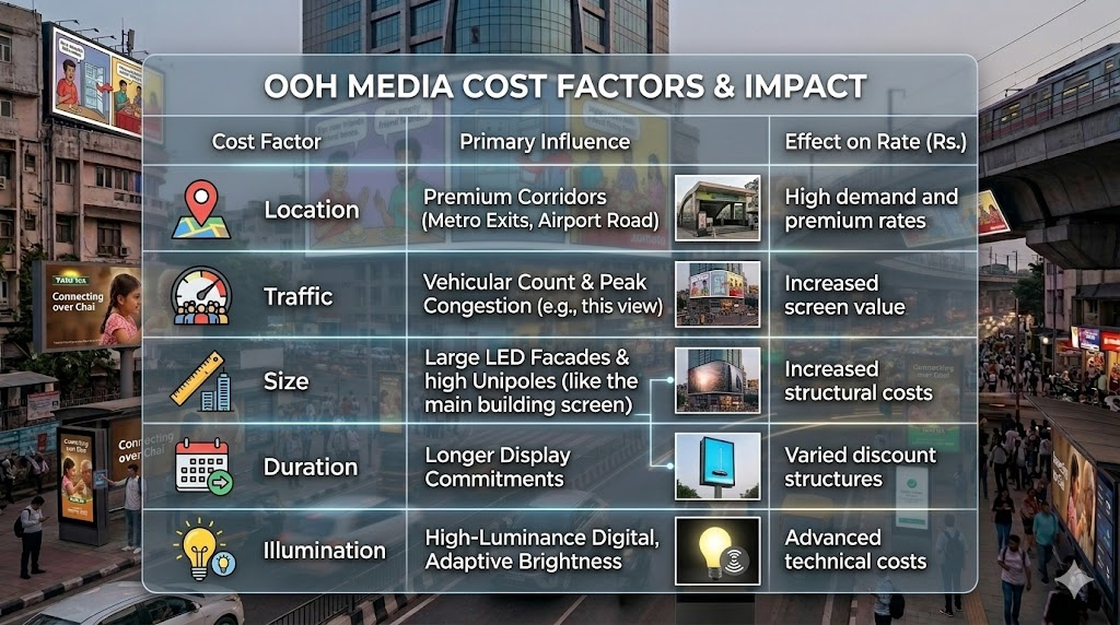 Outdoor media in 2025-2026 is dominated by the explosion of Digital Out-of-Home (DOOH)