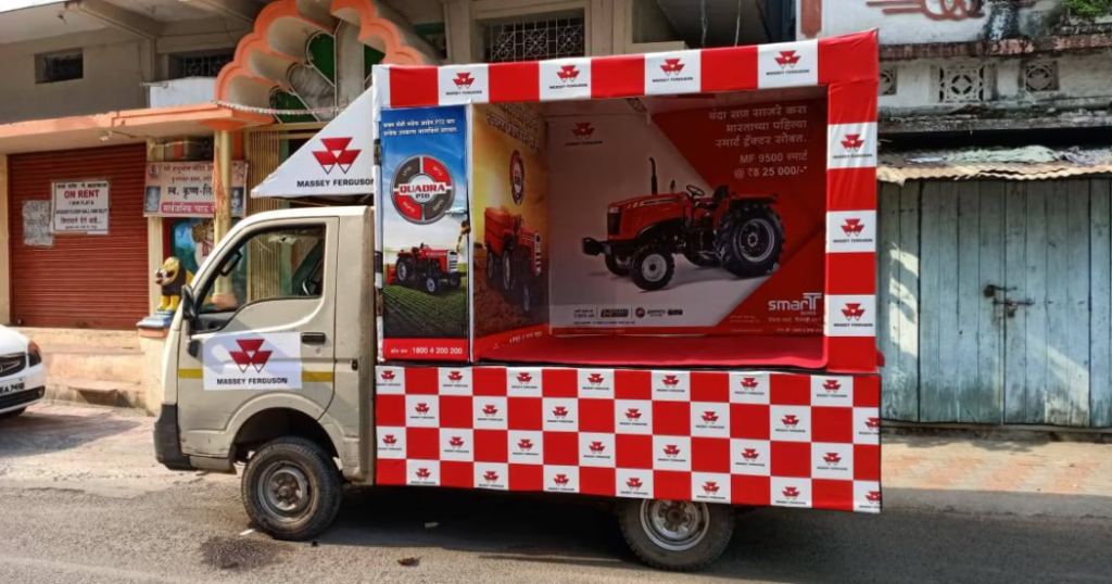 Mobile van advertising is a type of transit advertising where a van is branded with your campaign design and driven across selected locations.