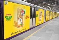 Full Metro Wrap Advertising In Rithala, Delhi - 