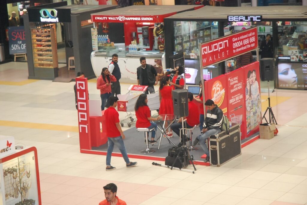 Activation infront of malls