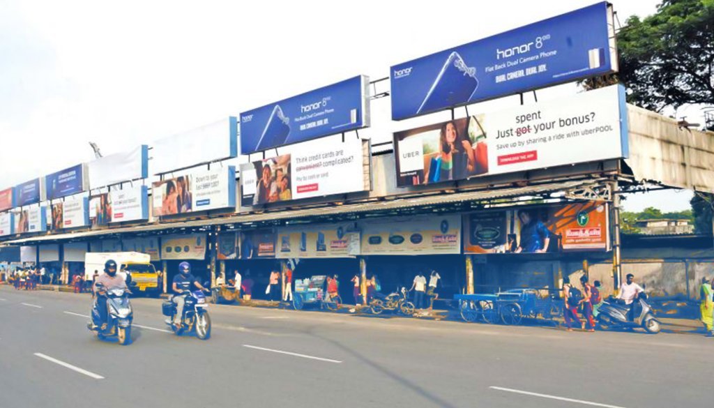 Advertising with Acme Bus shelter branding