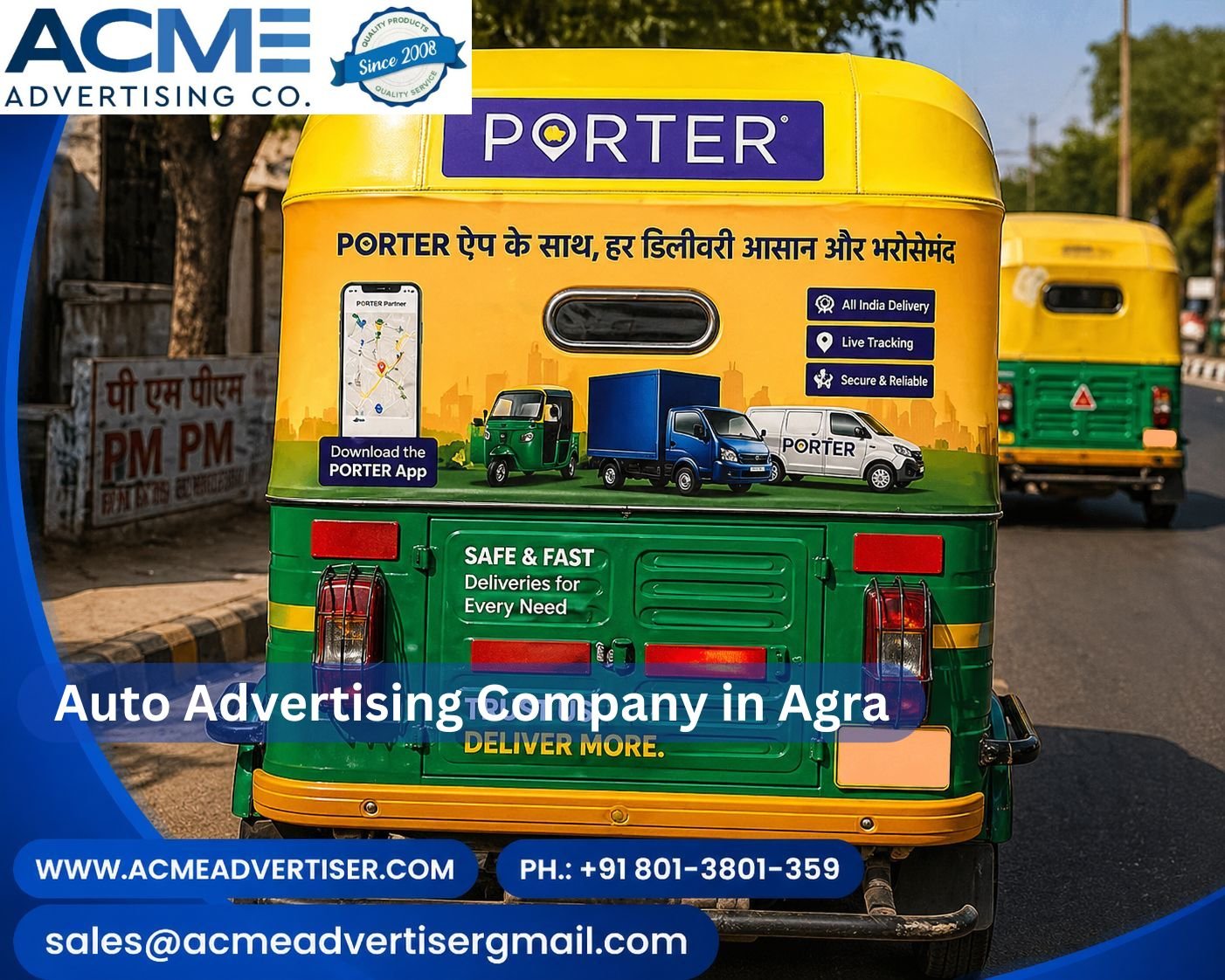 Auto Advertising Company in Agra - 