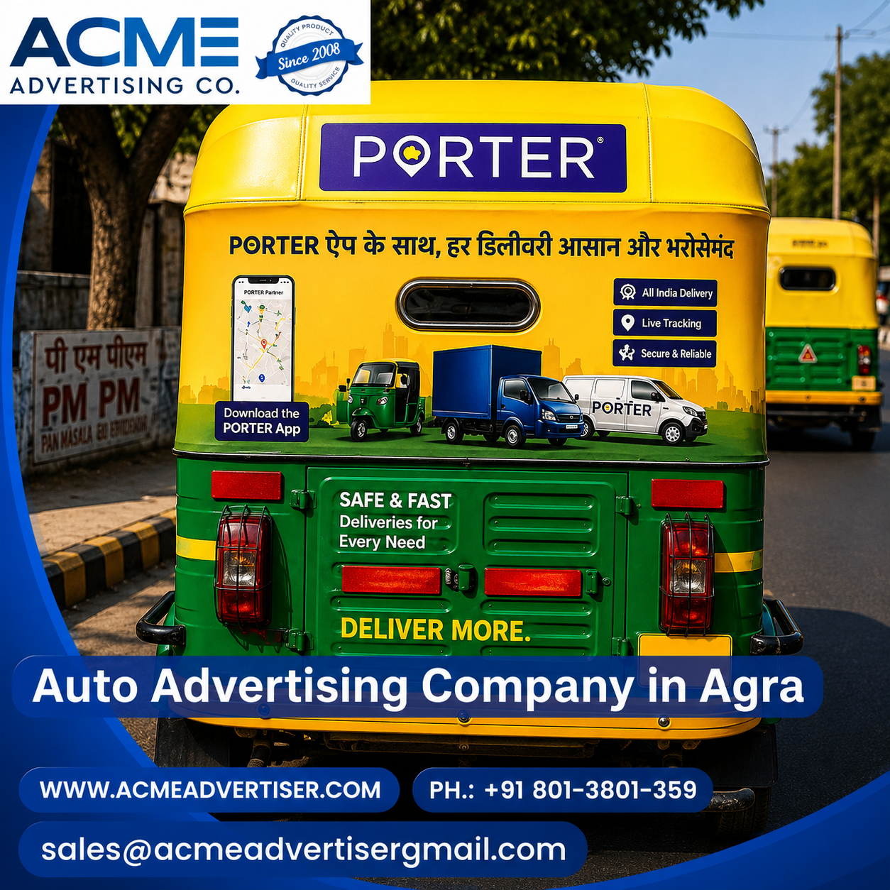 Auto Advertising Company in Agra - 