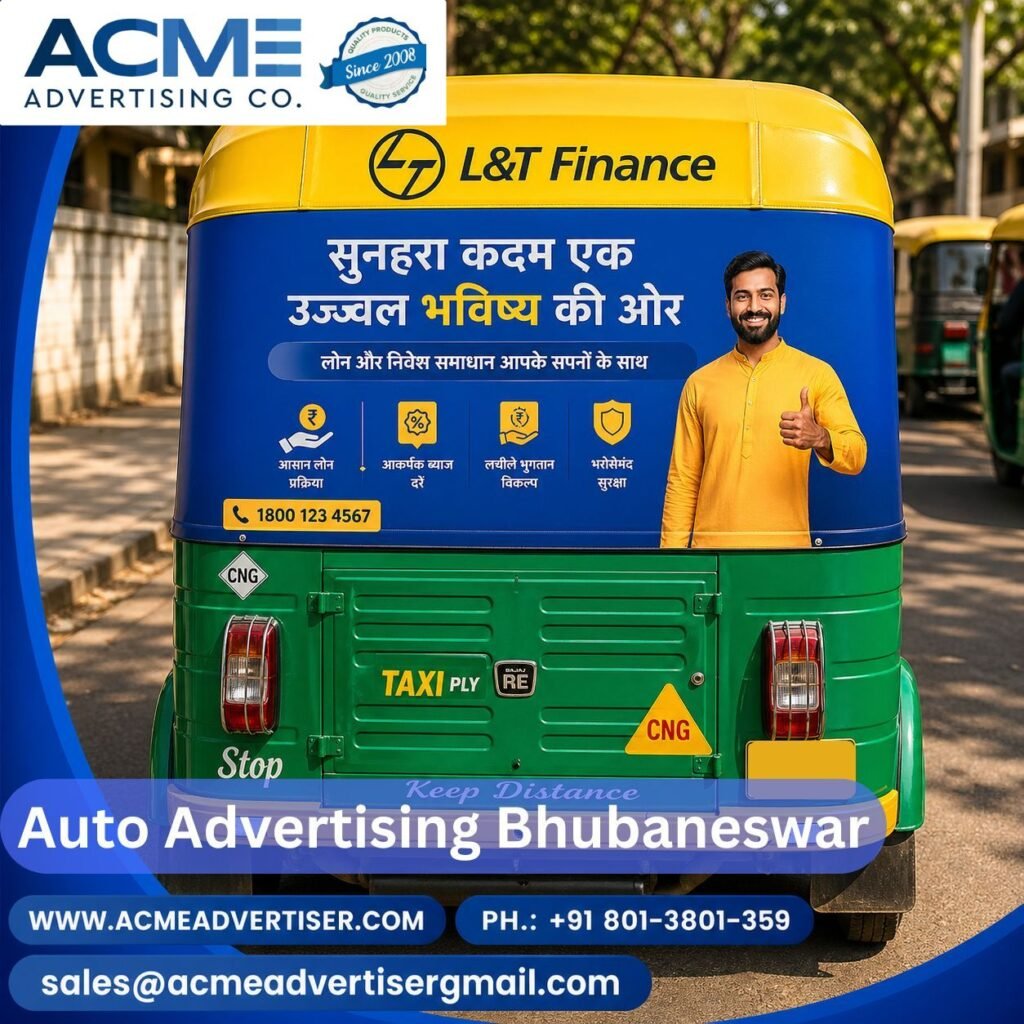 Auto Advertising Company in Bhubaneswar Agency Companies Agencies Acme Advertiser Co.