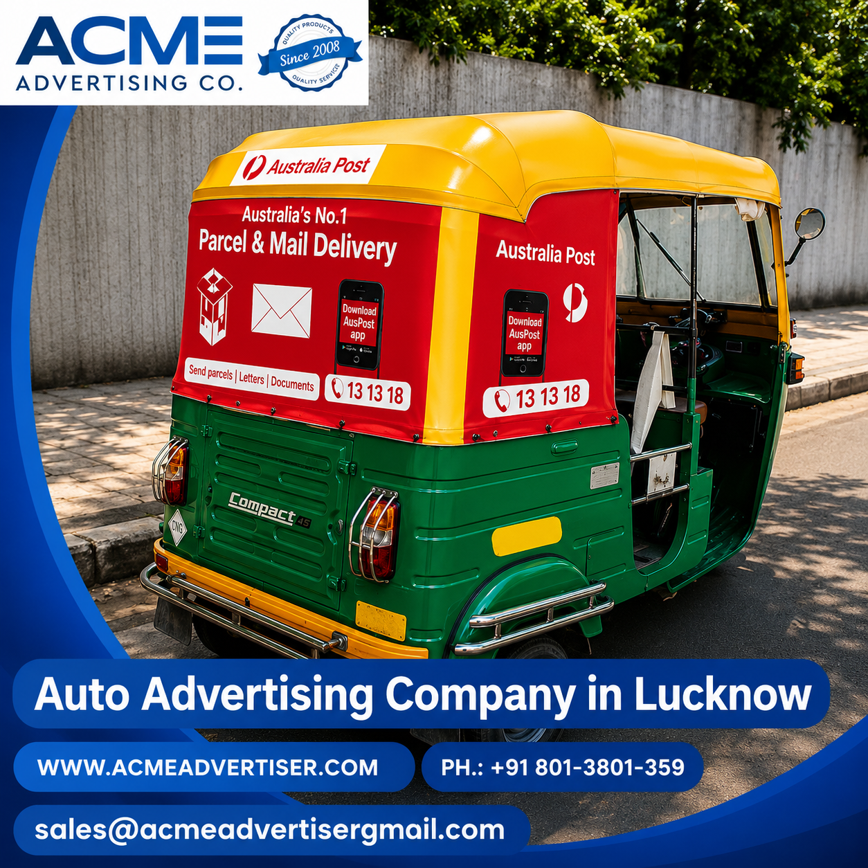 Auto Advertising Company in Lucknow - 
