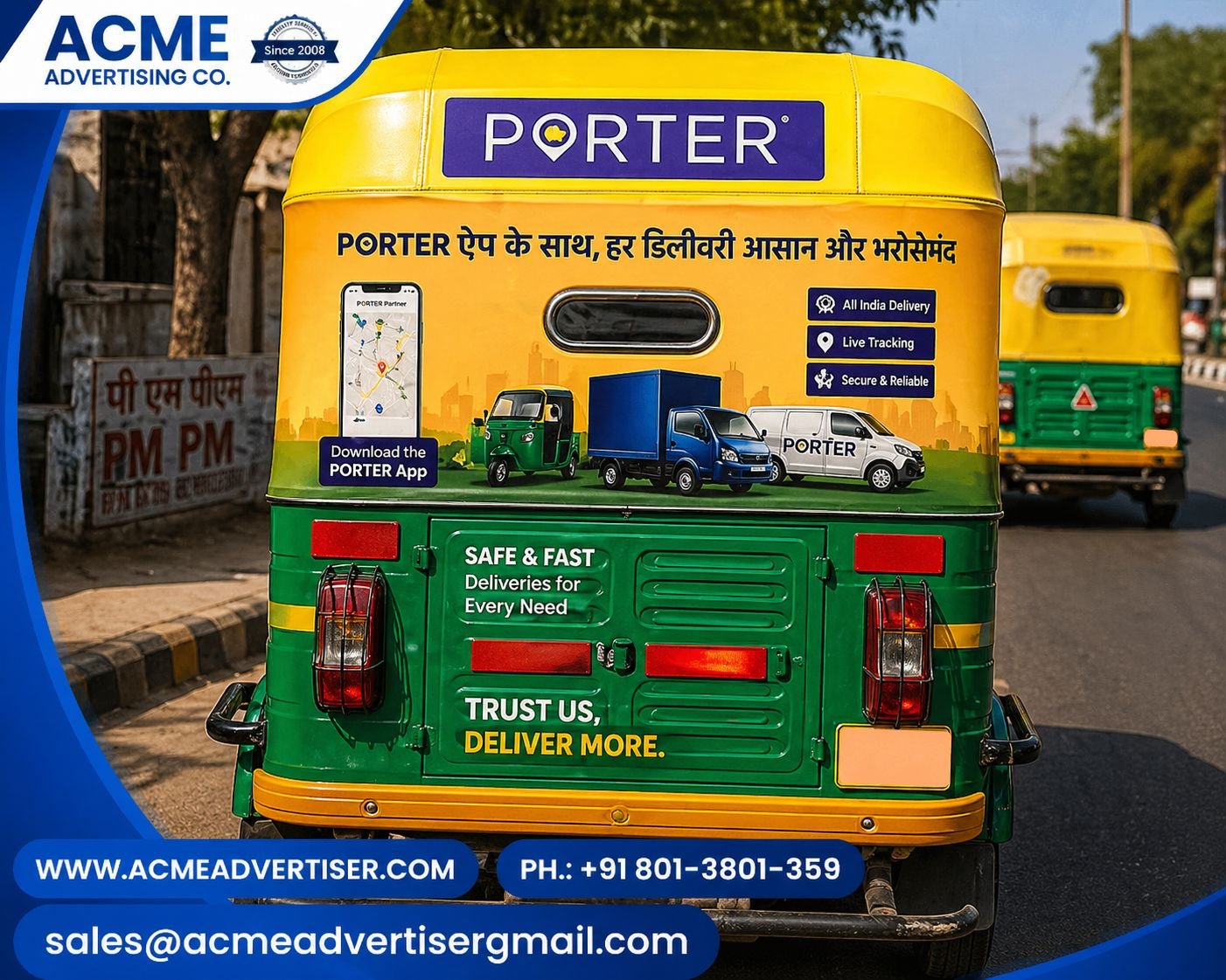 Auto Advertising Company in Agra - 