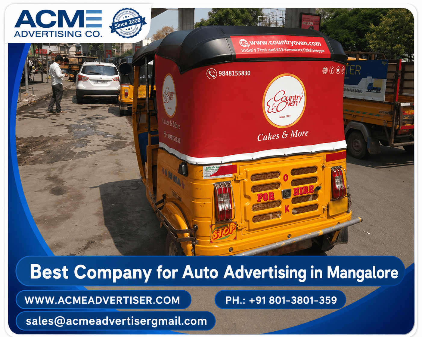 Best Company for Auto Advertising in Mangalore| Maximize Reach - 