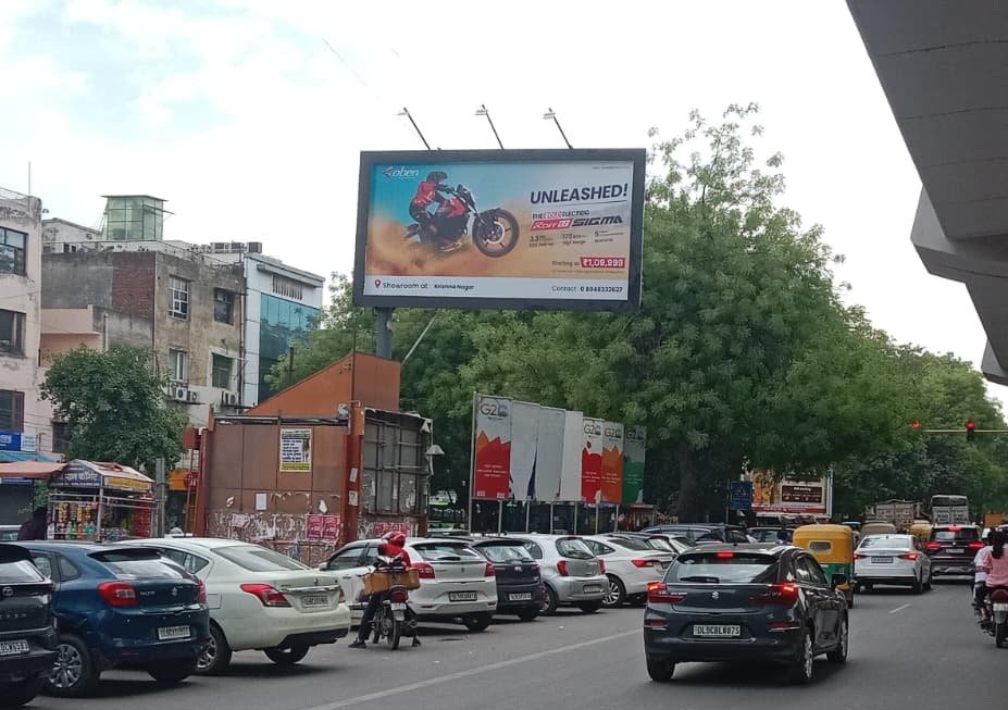 Kirti Nagar Nr Ramesh Nagar Metro Station Hoarding Advertiser Co.