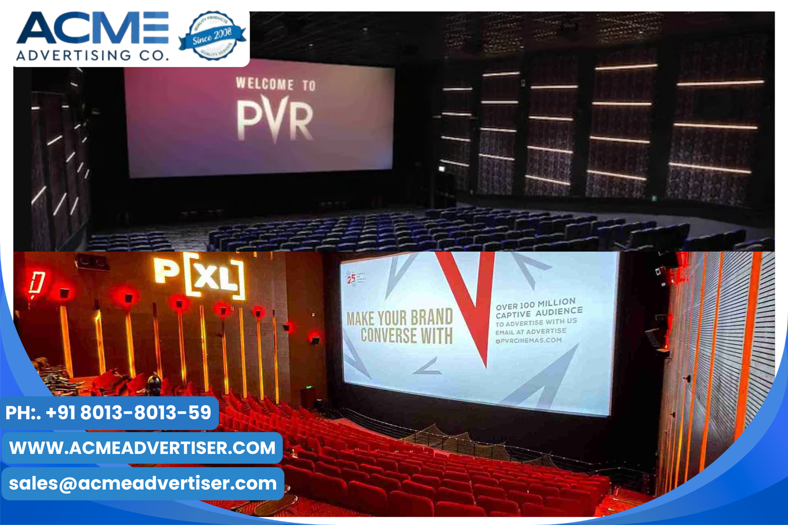 Movie Theater Advertising Branding Company in India – ACME Advertising Co.