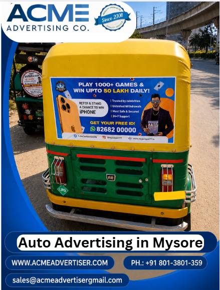 Auto Advertising Company in Mysore - 