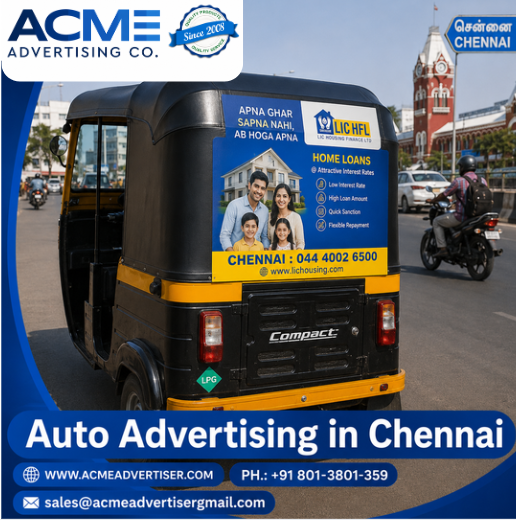Auto Advertising Company in Chennai - 