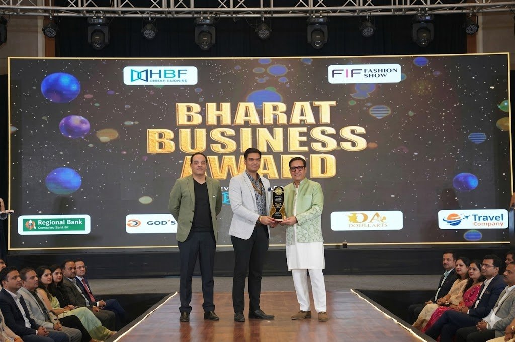 Awards and Event Sponsored the event and received the Excellence in Outdoor Media Award from Ashneer Grover, Founder club 2025.