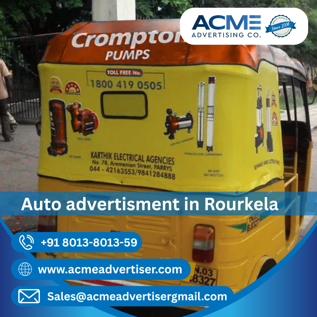 Auto Advertisement Company in Rourkela - 