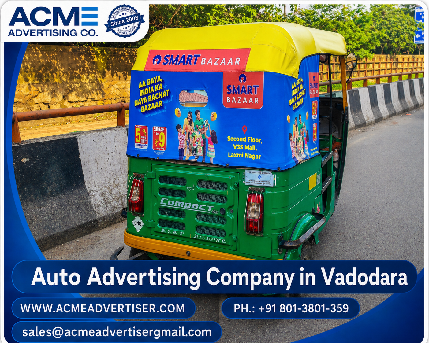 Auto Advertising in Vadodara – Acme Advertising Co. - 
