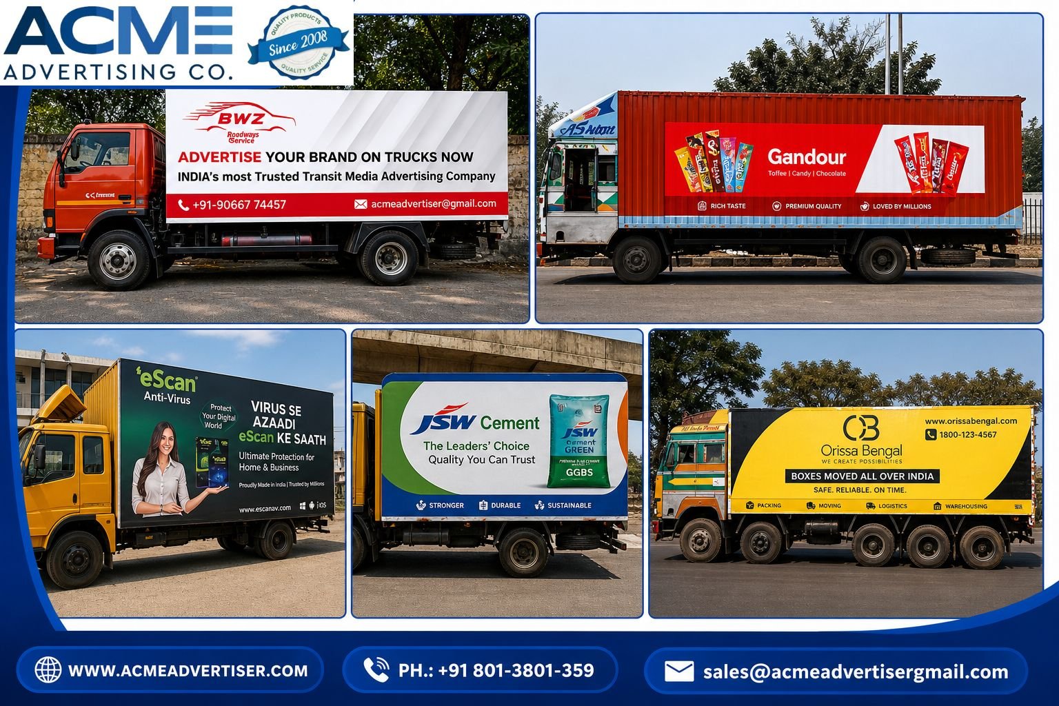 Fleet Branding Comapies In India Agency Companies Agencies Acme Advertiser Co.
