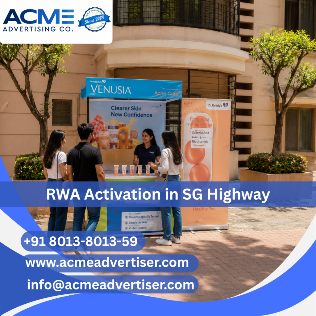 Creative RWA activation and society branding campaign on SG Highway by ACME Advertising Co.