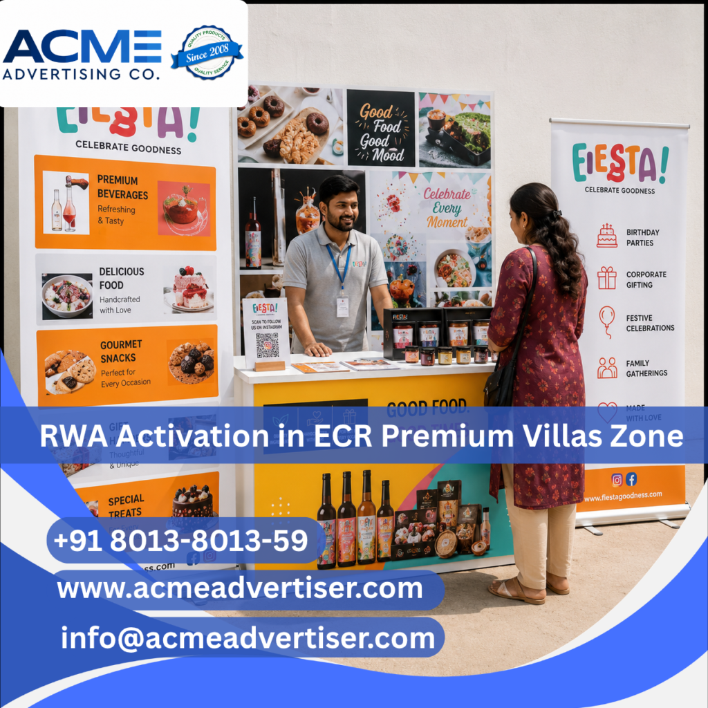 Creative and Premium RWA Activation Company in ECR Premium Villas Zone by ACME Advertising Co.