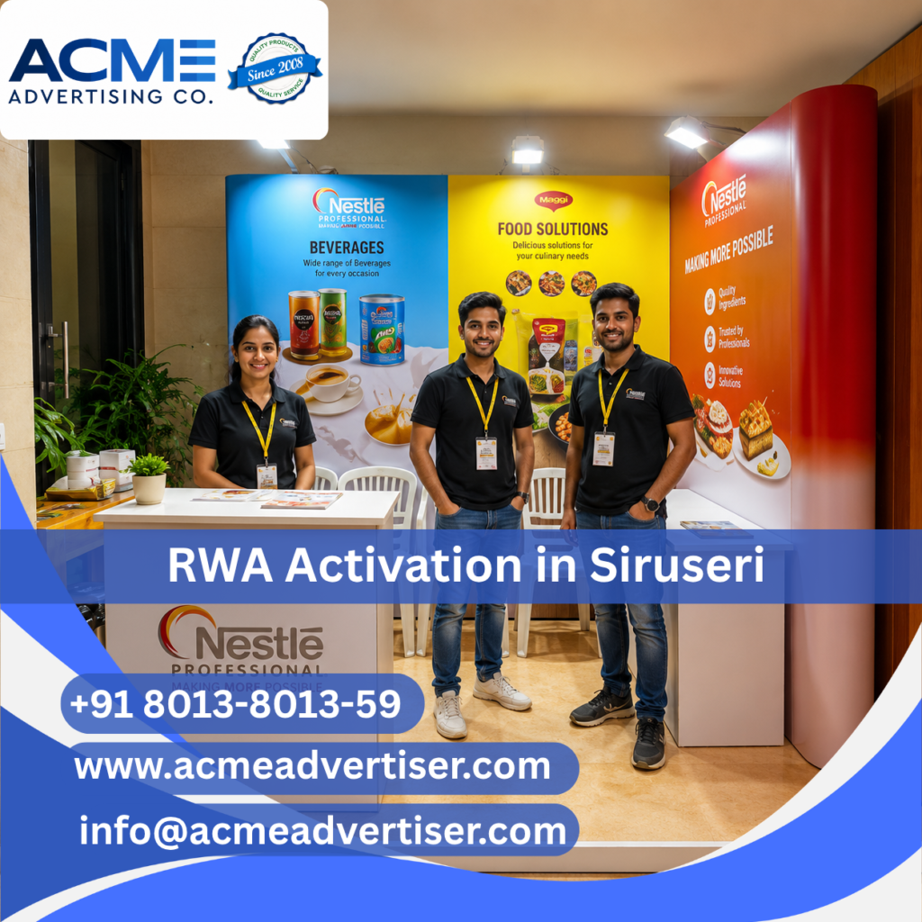 RWA Activation Company in Siruseri by ACME Advertising Co.
