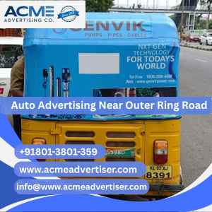 Auto Advertising Company Near Outer Ring Road - 