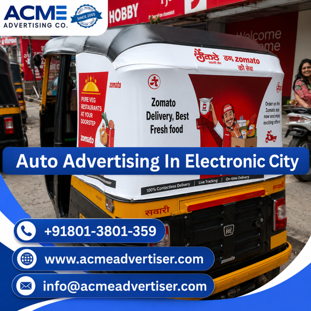 Auto Advertising Company In Electronic City