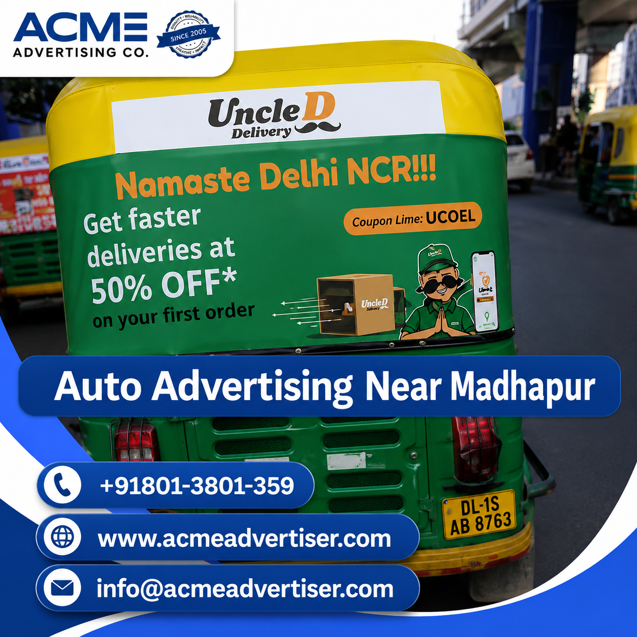Auto Advertising Company Near Madhapur - 