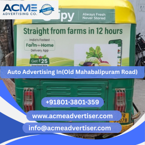 Auto Advertising Company Near Old Mahabalipuram Road - 