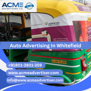 Auto Advertising Company In Whitefield - 