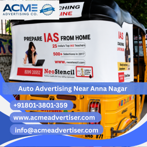 Auto Advertising Company Near Anna Nagar - 