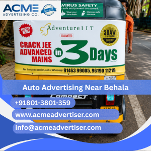 Auto Advertising Company Near Behala - 