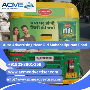 Auto Advertising Company Near Old Mahabalipuram Road - 