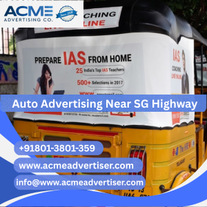 Auto Advertising Company Near SG Highway - 