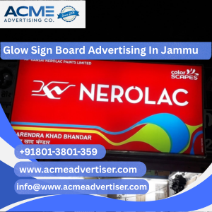 Glow Sign Board Advertising Company In Jammu - 