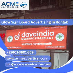 Glow Sign Board Advertising Company In Rohtak - 