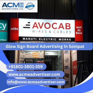 Glow Sign Board Advertising Company In Sonipat - 
