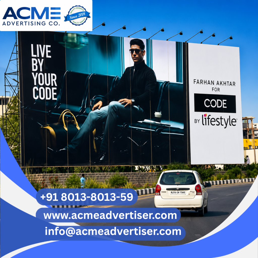 Hoarding Advertising Agency near UP Gate to Mohan Nagar | ACME Advertising Co.