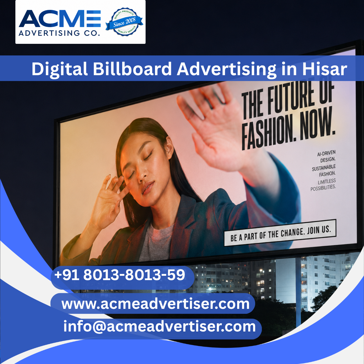 Digital Billboard Advertising Company in Hisar, Haryana - 
