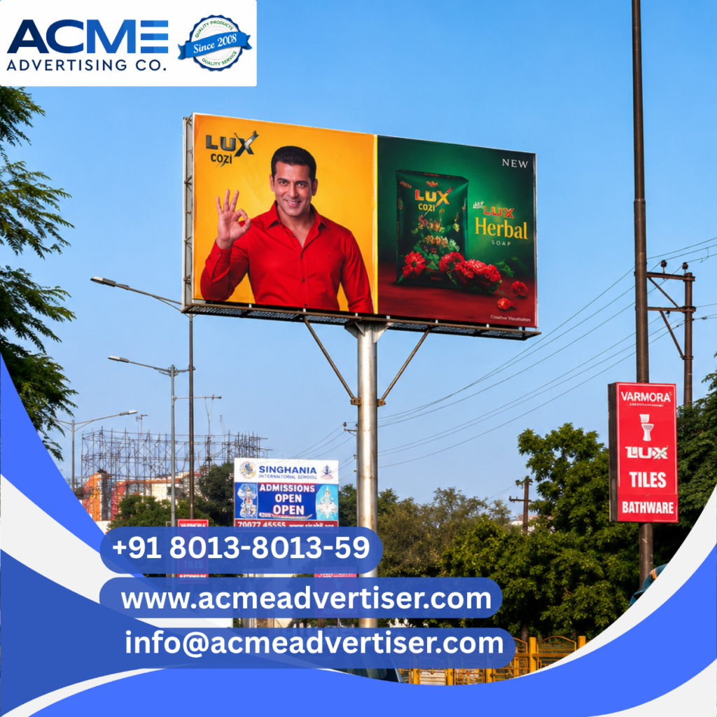 Unipole Advertising Company in Sector 74 Gurugram | ACME Advertising Co.