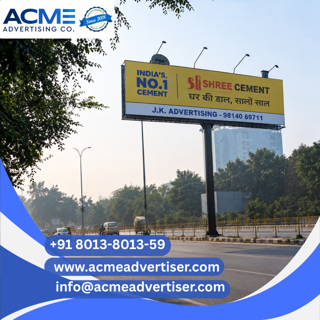 Unipole Advertising Company in Sector 74 Gurugram | ACME Advertising Co.