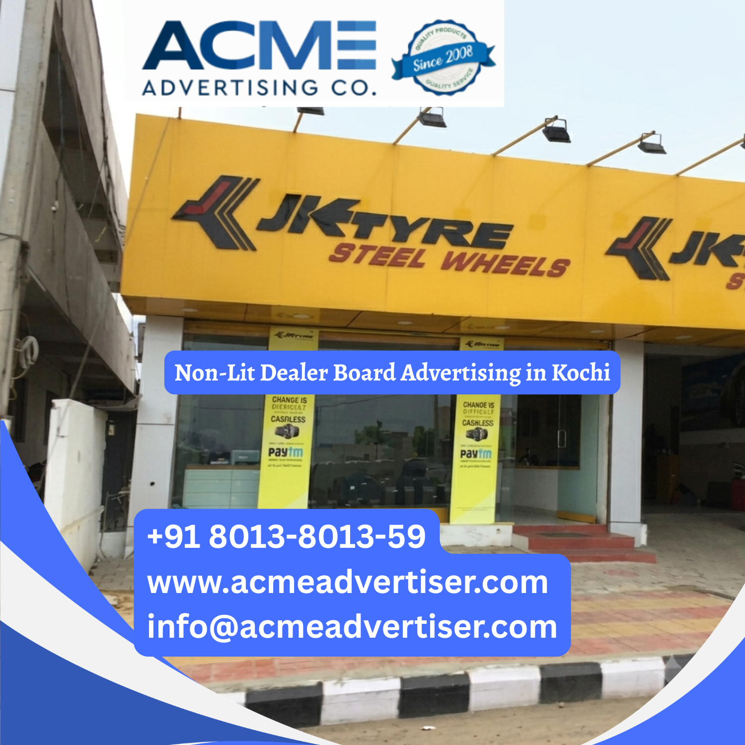 Non-Lit Dealer Board Advertising in Kochi - 