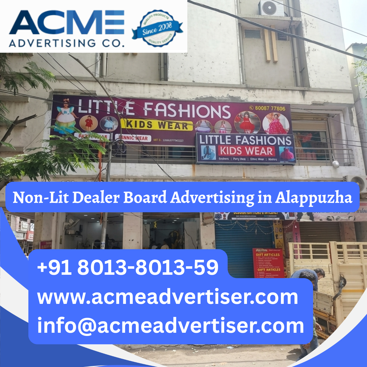 Non-Lit Dealer Board Advertising in Alappuzha - 