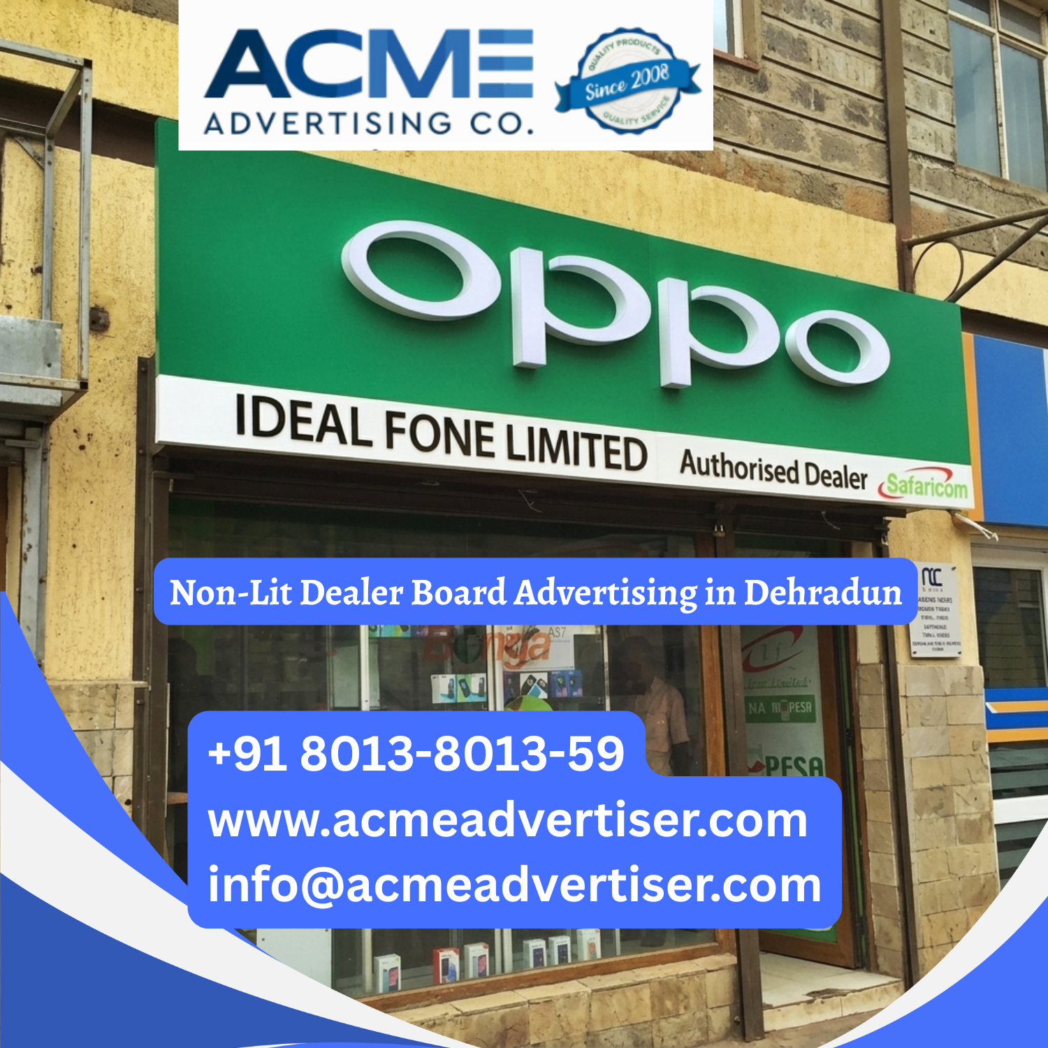 Non-Lit Dealer Board Advertising in Dehradun - 