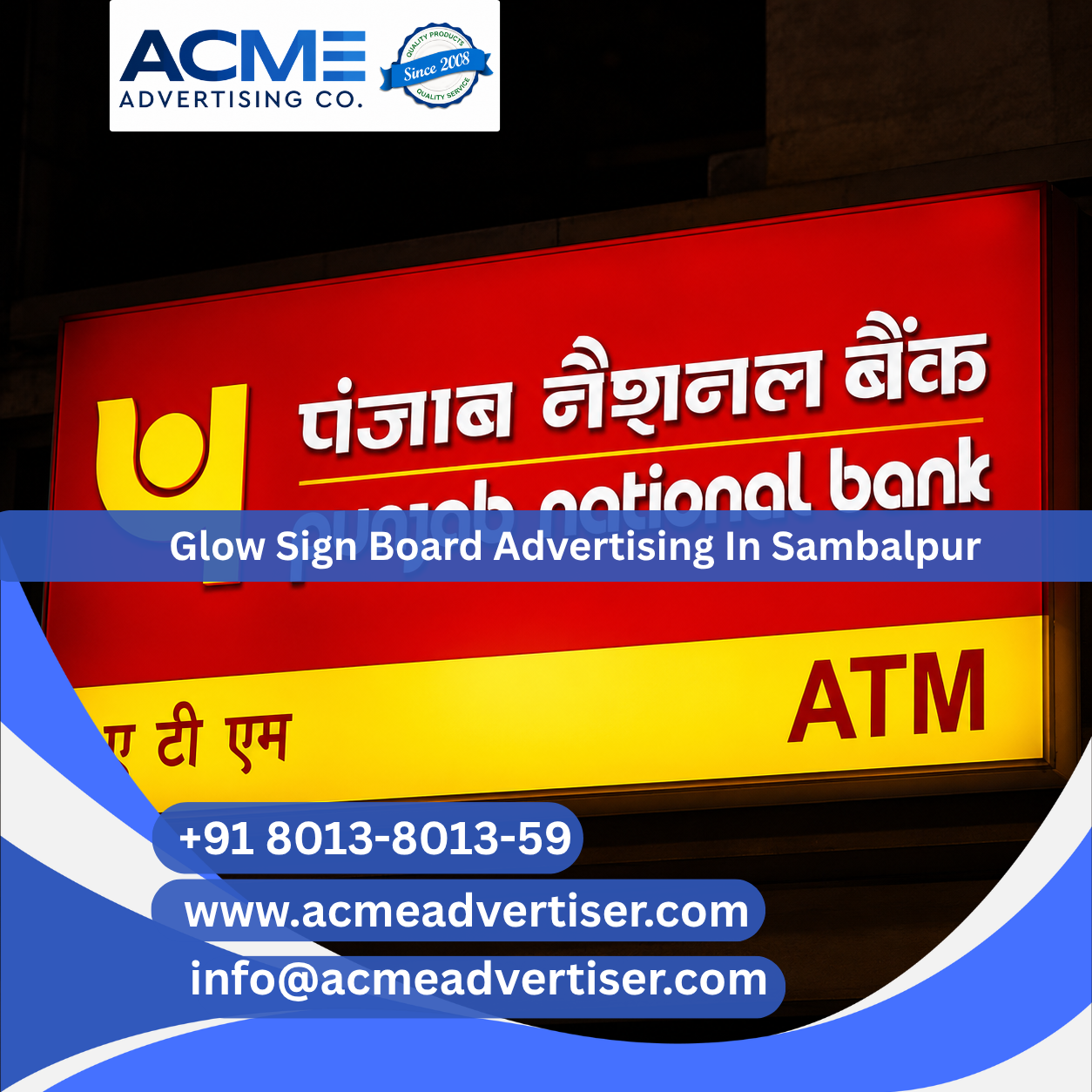 Glow Sign Board Advertising Company In Sambalpur - 