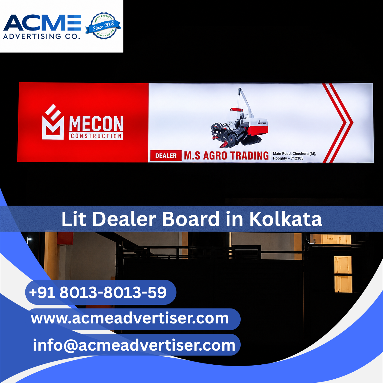 Lit Dealer Board Branding Agency in Kolkata - 