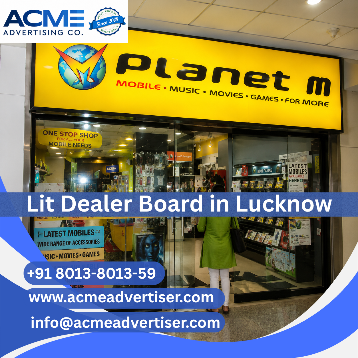 Lit Dealer Board Advertising Company in Lucknow - 